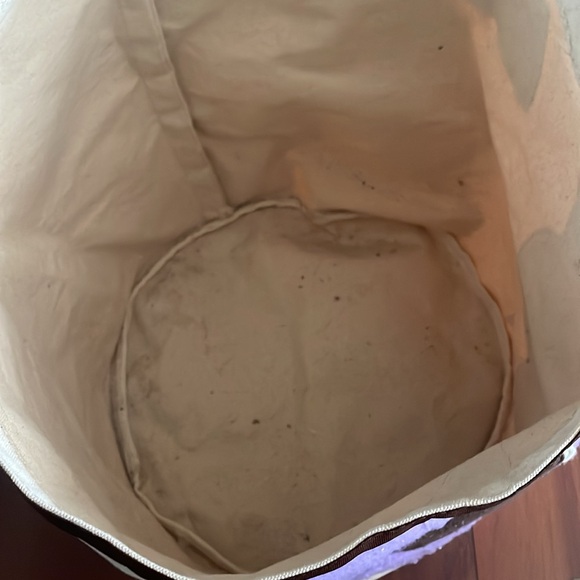 3 Sprouts Elegant Cream and Purple Bag with Versatile Design - Picture 4 of 6